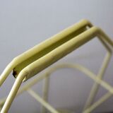 Yellow metal bottle holder