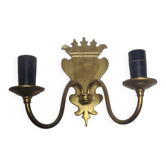 2-armed wall lamp, Poland, 1970s