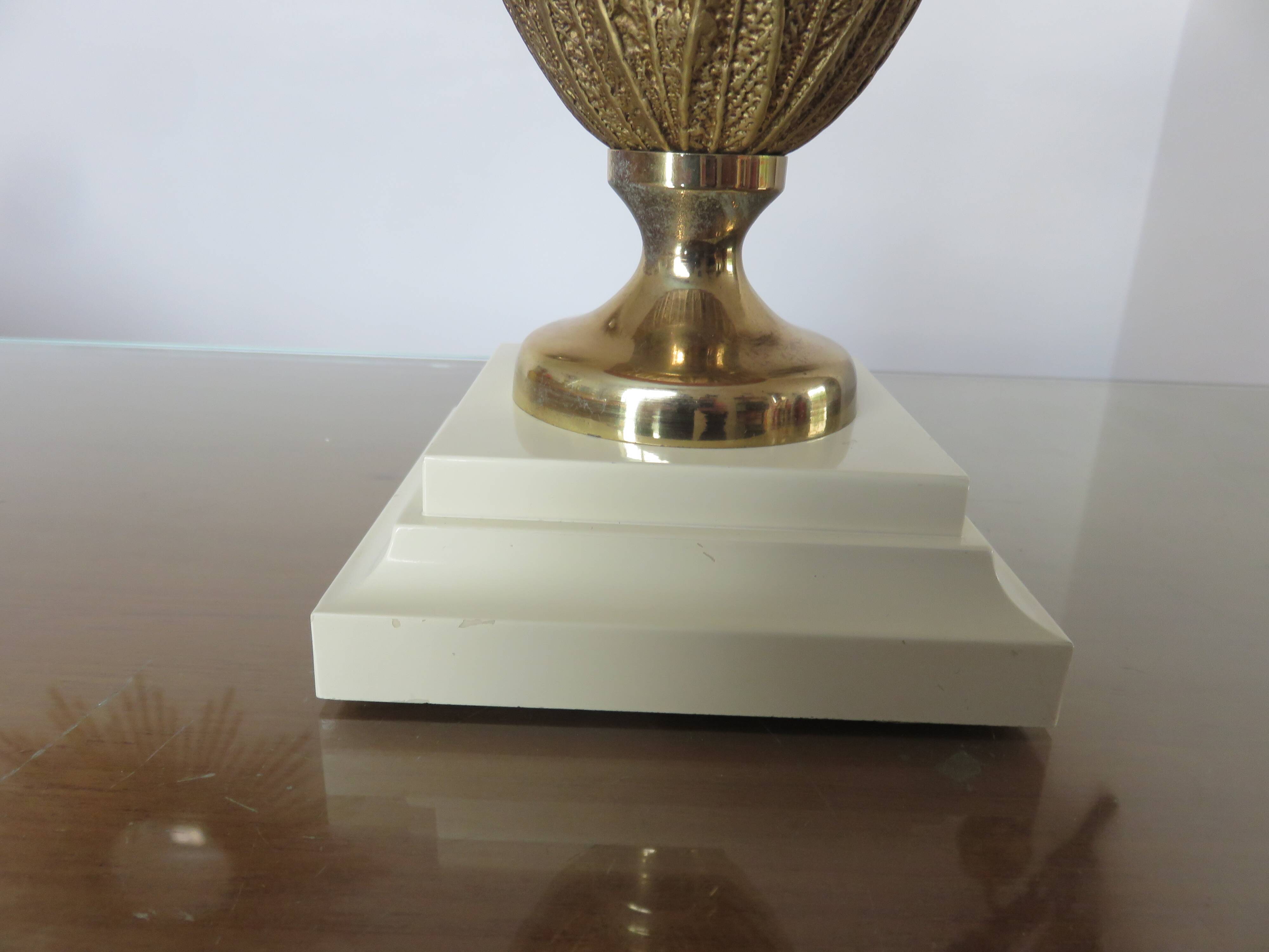 Lampe " ananas " en laiton 1970