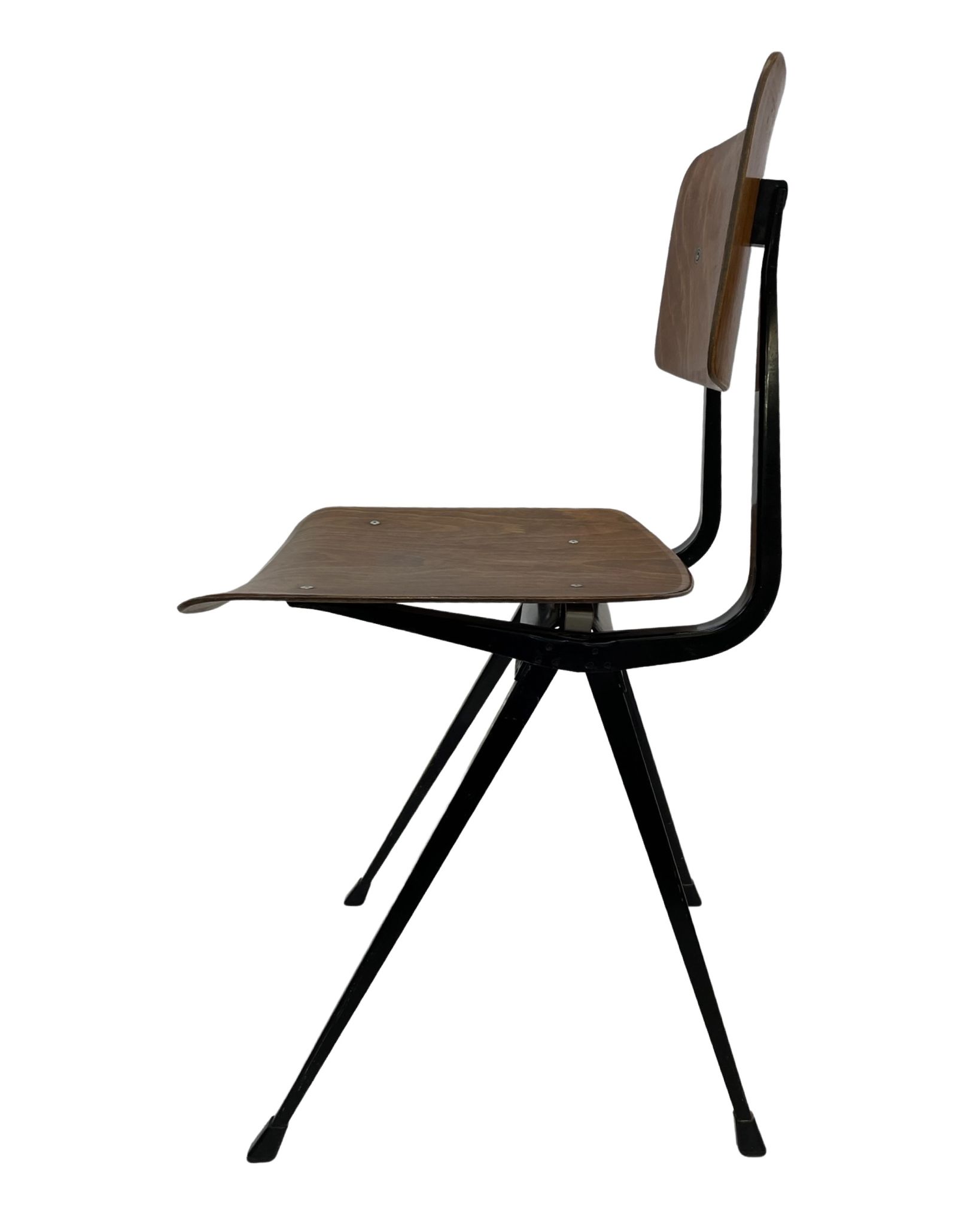 Result Chair by Friso Kramer for Ahrend De Cirkel, 1970 in black