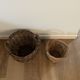 Pop-up Christmas 2022 - Vintage round basket / old basket in Dame-Jeanne
