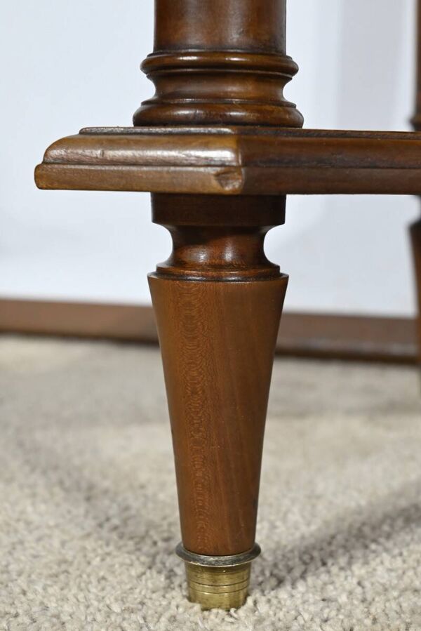 Table console en merisier, style Louis XVI, fin XIXème