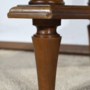 Table console en merisier, style Louis XVI, fin XIXème