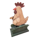 Poule en bois mécanique
