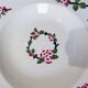 4 Longwy soup plates, Hawthorn pattern 211260
