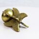 Brutalist candleholder bronze