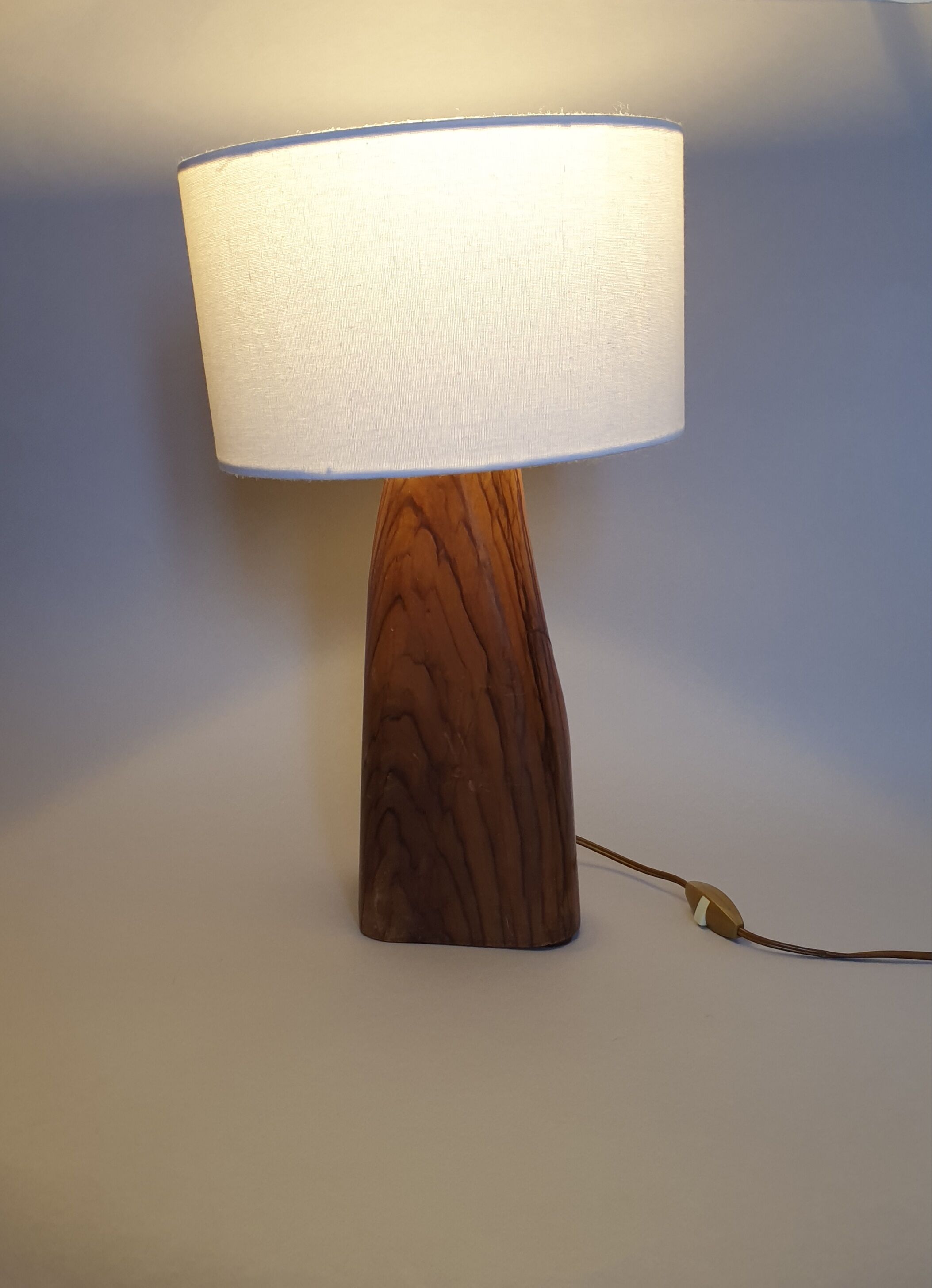 Vintage brutalist table lamp