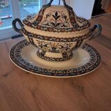 Antique Gien soup tureen
