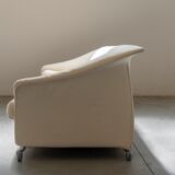White sofa 2 places Molteni