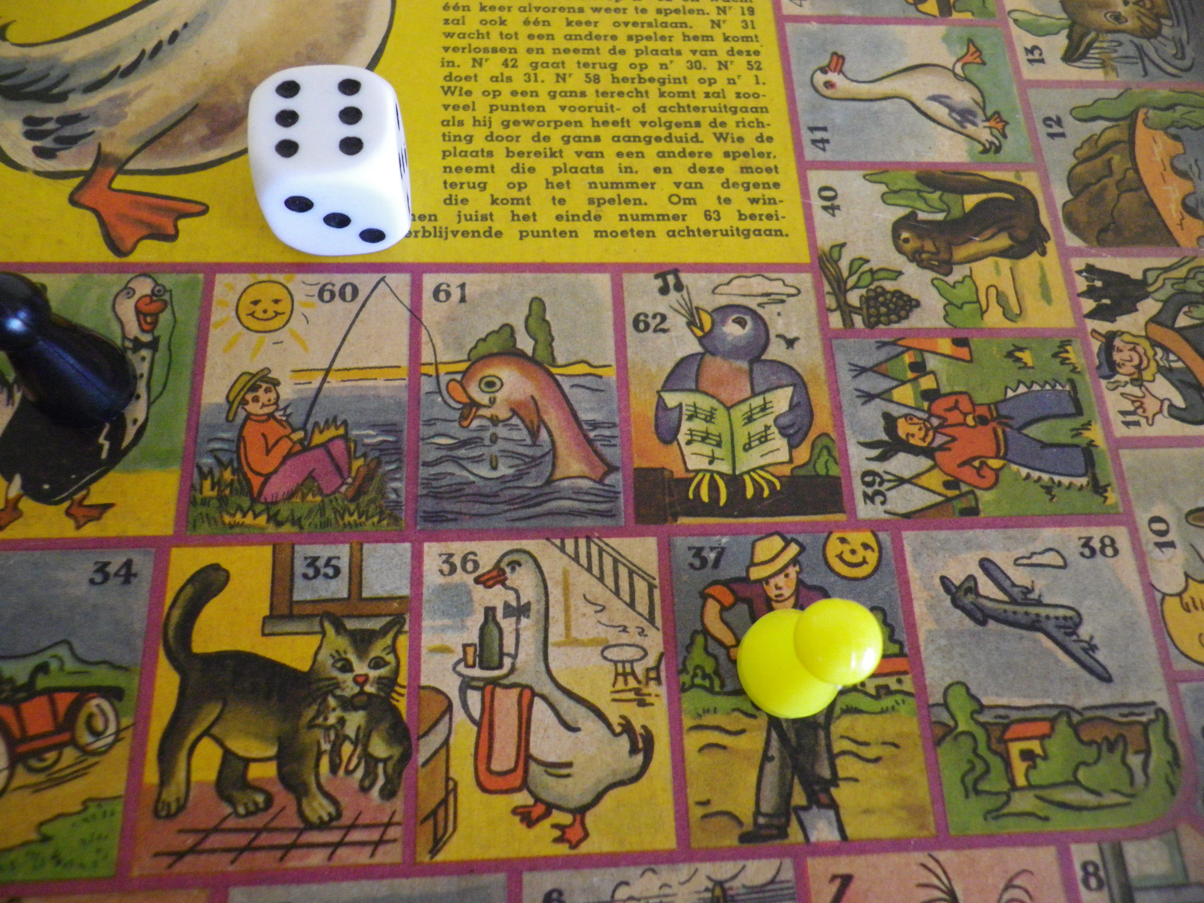 Malette en bois de 3 jeux vintage