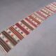 Couloir kilim étroit 57x350 cm shabby chic, vintage turc kelim 2572