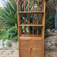 Rattan furniture and canning with vintage shelves