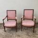 Pair of directoire period armchairs