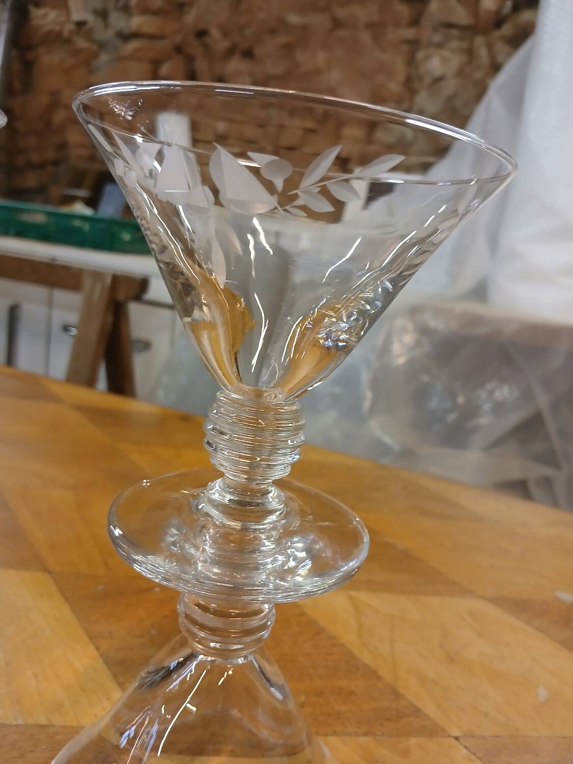 4 coupes à champagne anciens