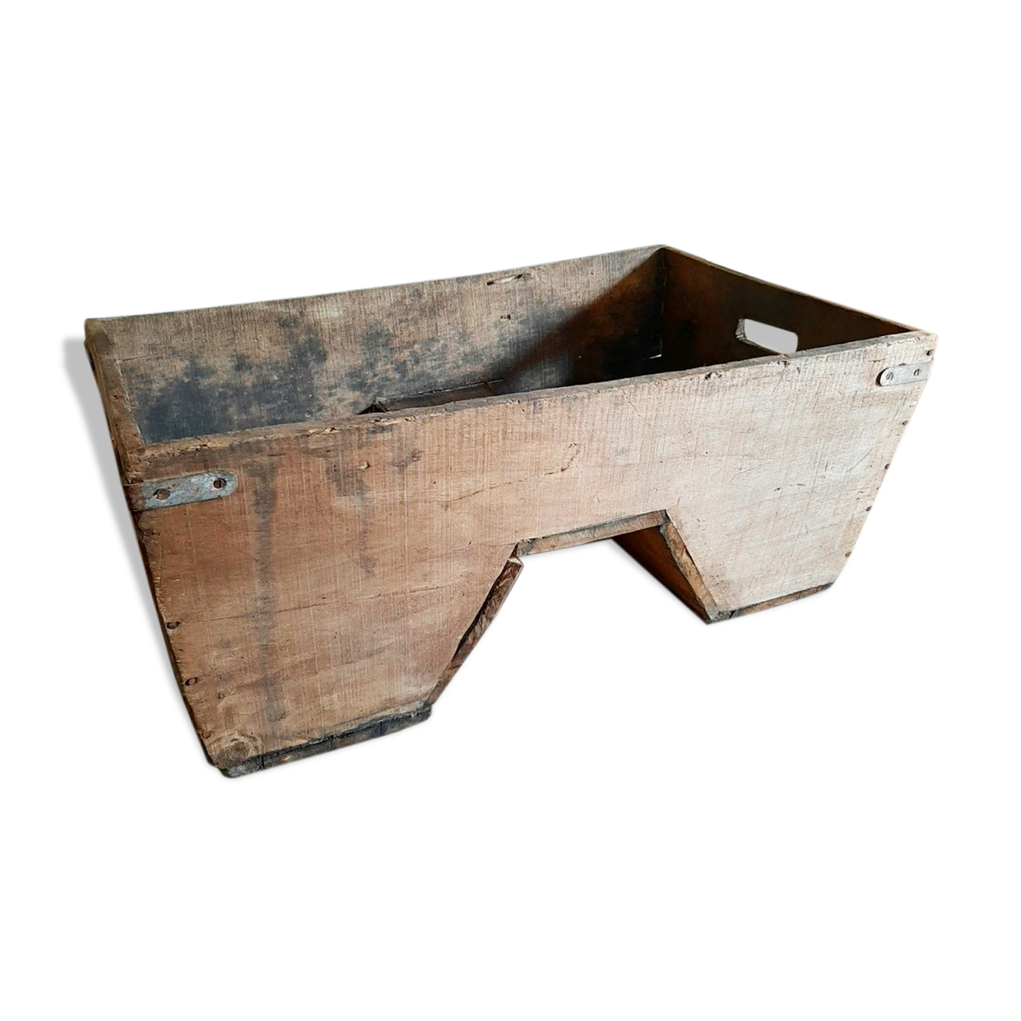 Old winemaker wooden case