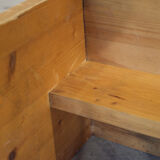 Series of eight stools Les Arcs Charlotte Perriand