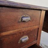 Bureau en chêne massif époque 1900