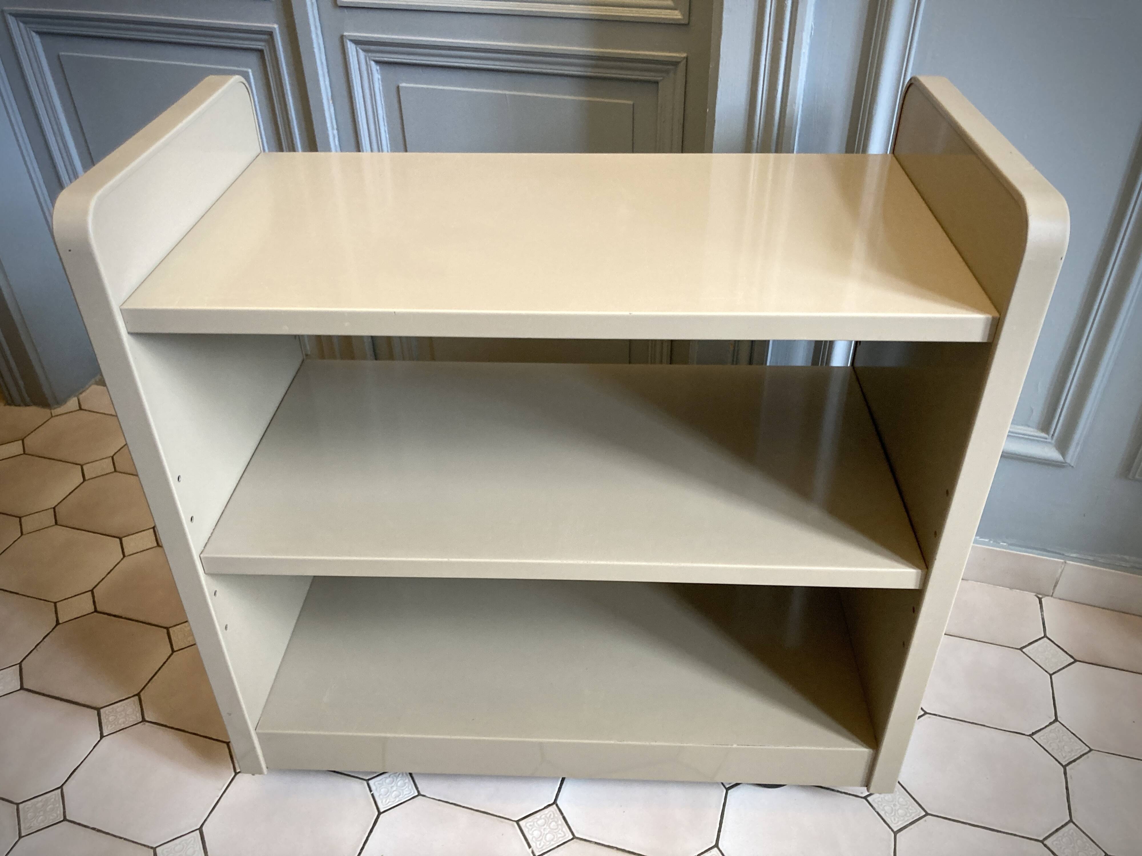 Low rolling and industrial furniture from the 70s