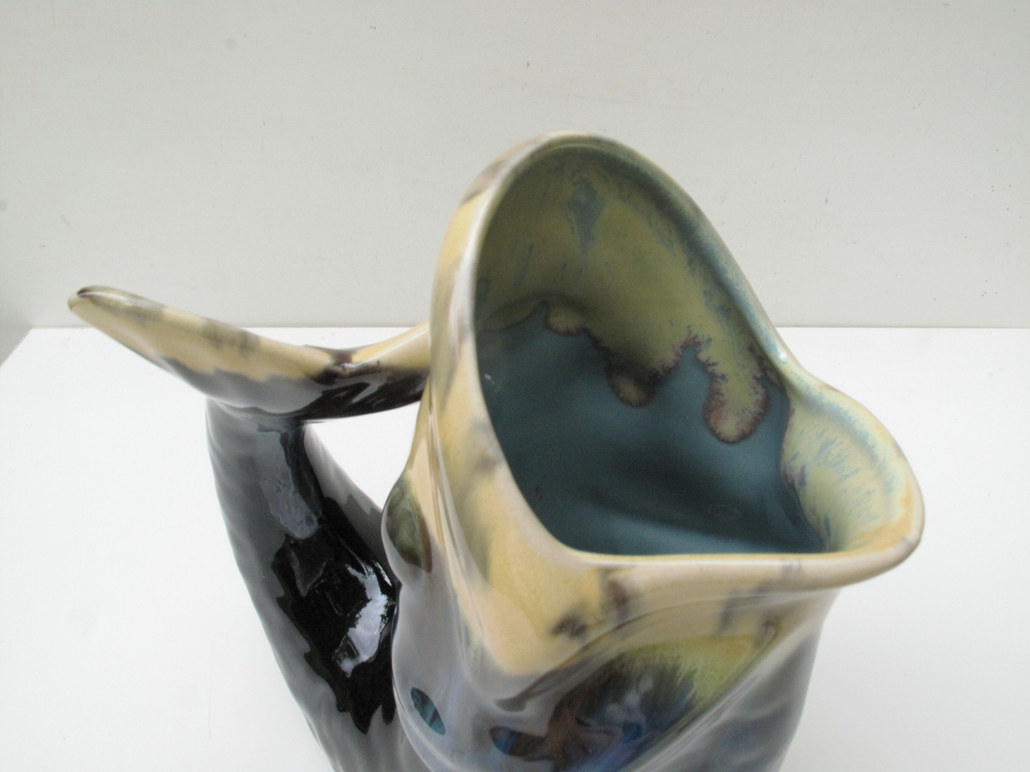 Vintage fish decanter vase