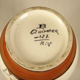 Quimper earthenware vase