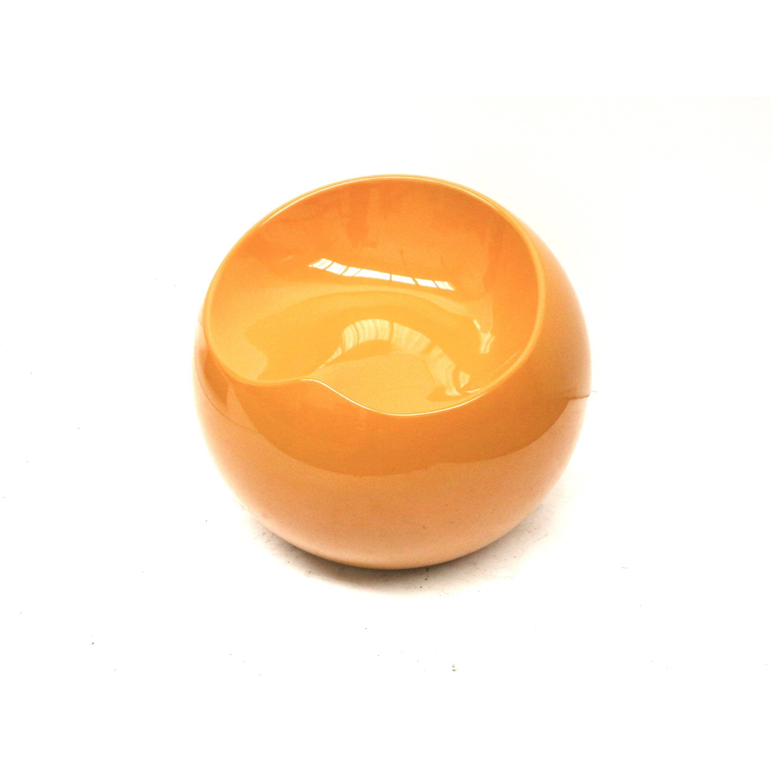 Ottoman orange space age by Finn Stone, 1990s