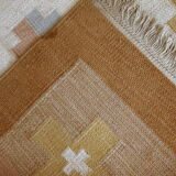 Vintage Persian Ardabil handmade carpet 200cm x 285cm 1960s, 1C669