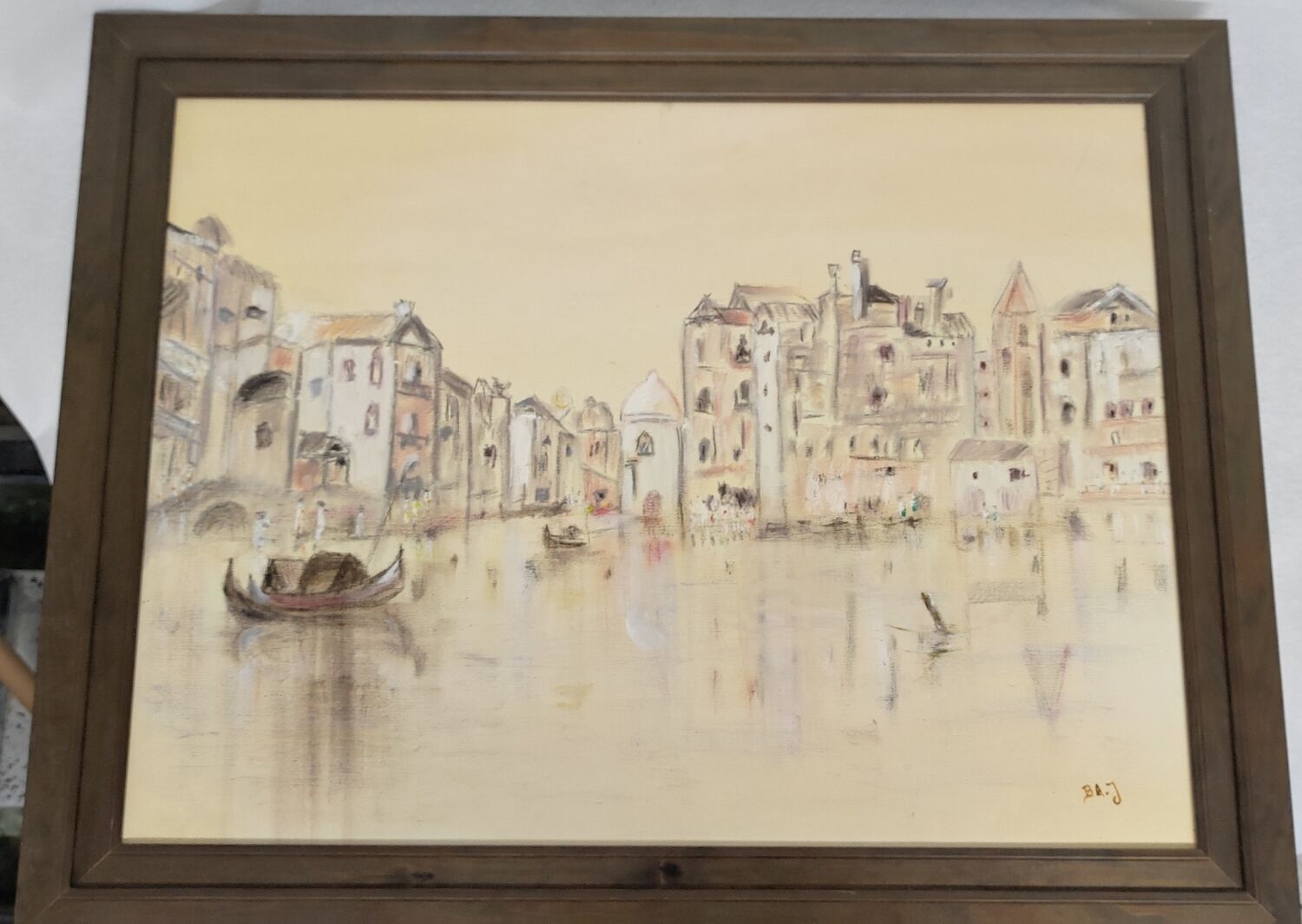 Marine painting signed