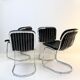 Set of 4 chairs by Willy Rizzo, 1970s