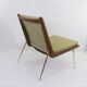 Fauteuil BOOMERANG  de P. HVIDT & NIELSEN, éd. original, restauré, 1950