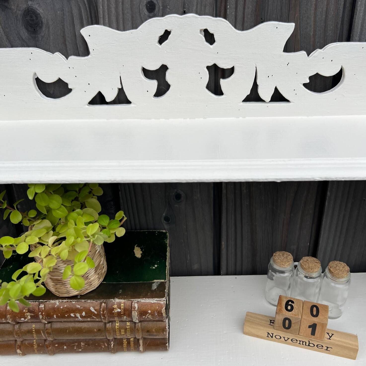 Large Napoleon III wall shelf