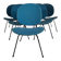 Set of six W.H. Gispen chairs model "Kembo 301" – Dutch mid-century modern design, 1960s