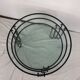 Table basse gigogne Metal et verre 1970