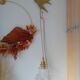 Suspension baladeuse vintage en verre