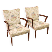 Paire de fauteuils italiens du XXe siècle