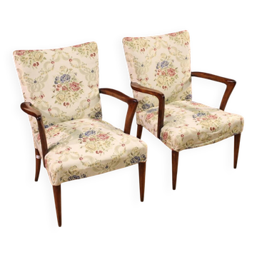 Paire de fauteuils italiens du XXe siècle