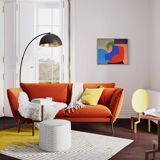 Modern colorful abstract painting