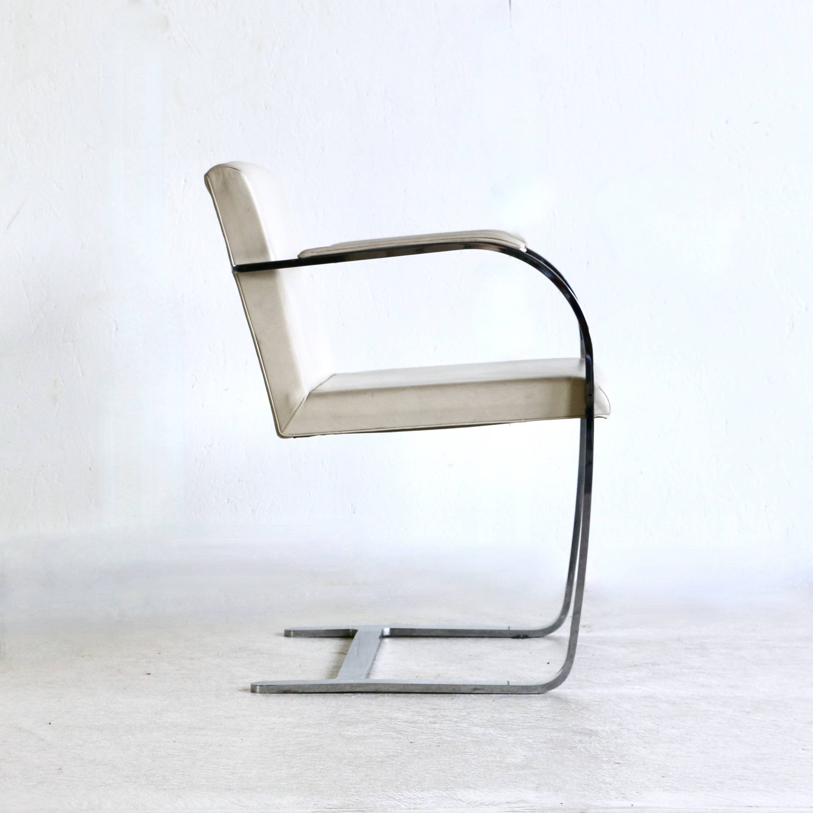 A set of eight BRNO chairs by Mies Van Der Rohe, 1980s.