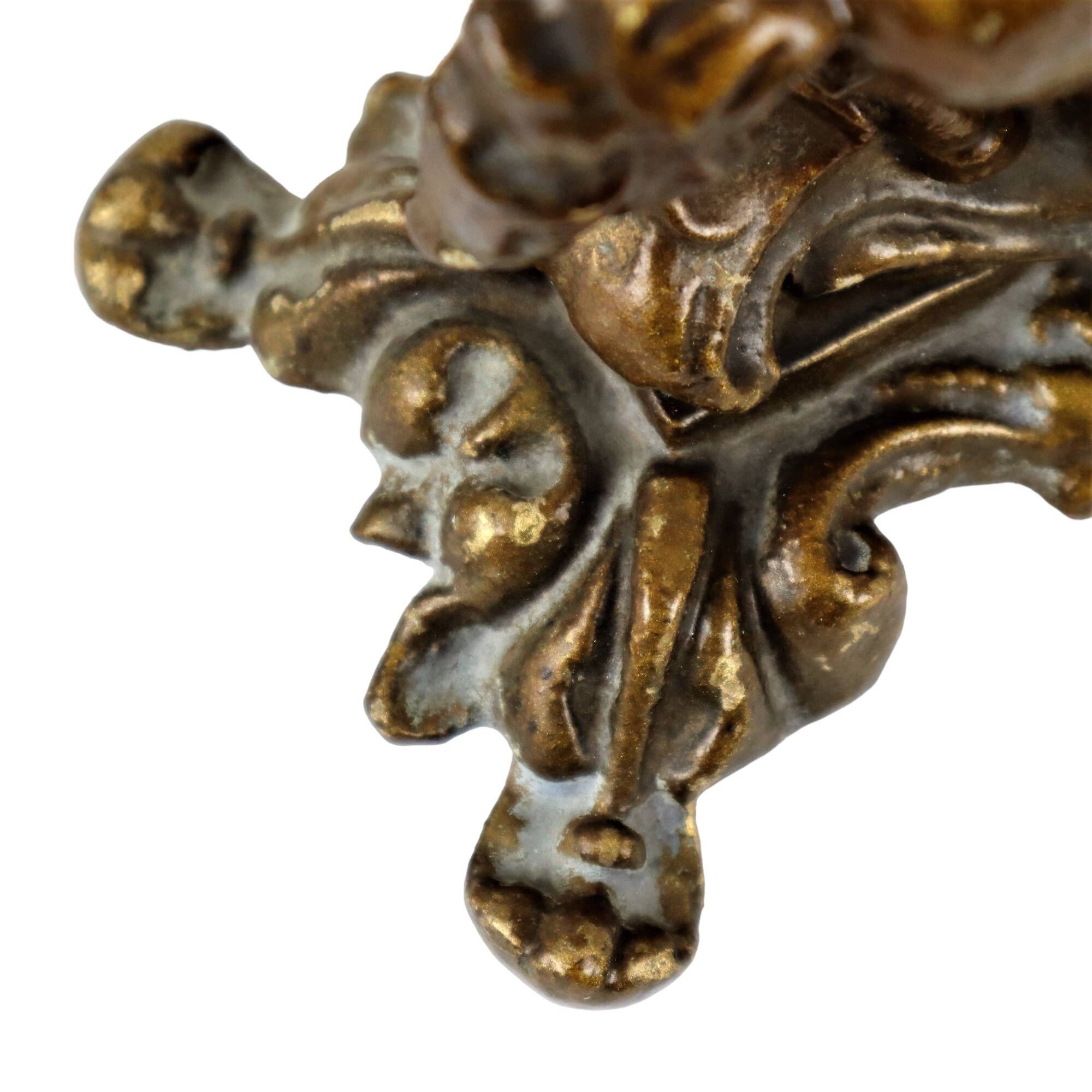 Vintage Horse Statue Solid Bronze Sculpture Patinated 20cm