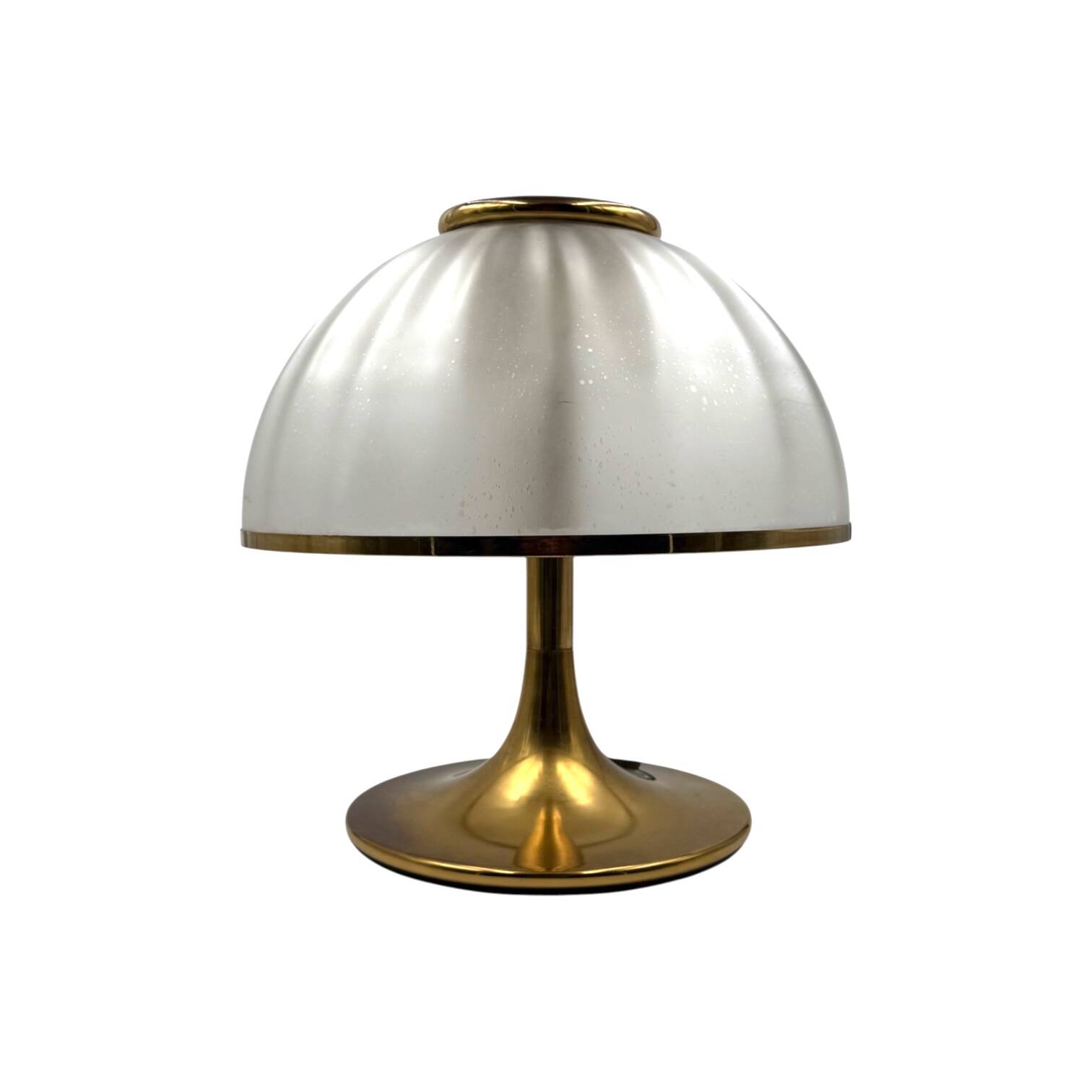 Mushroom Murano blown Glass Table Lamp, Fabbian Italy, 1970s
