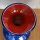 Multilayer blue/white/red soliflore vase