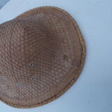 Chapeau asiatique style colonial en paille