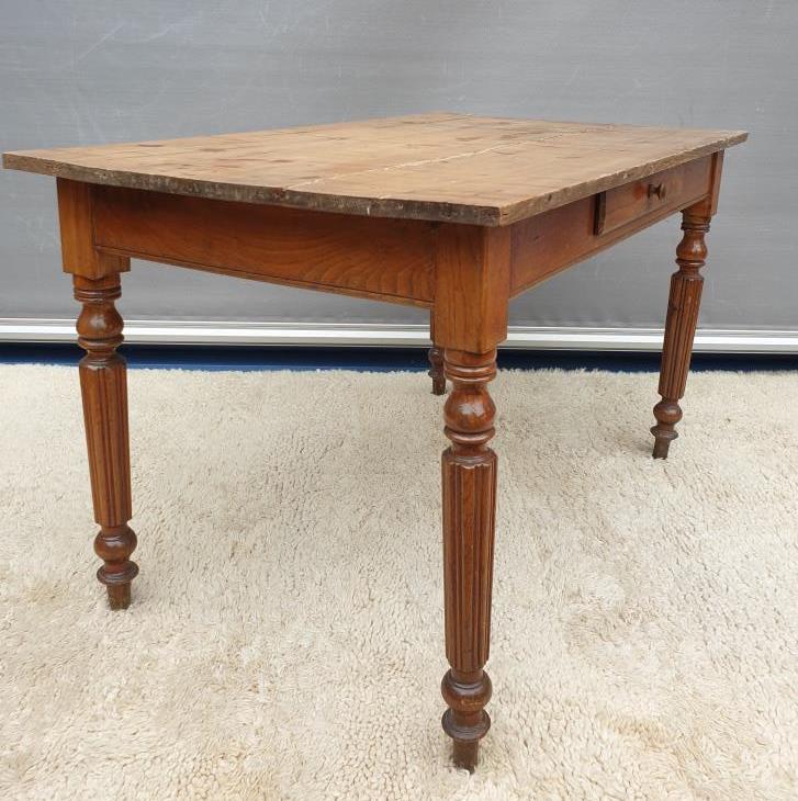 Desk table Louis Philippe 1 drawer