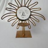 Vintage sun candlestick
