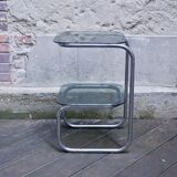 Smoked glass side table