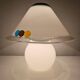Murano glass table lamp in mushroom shape, Mid Century Modern, 1970s
