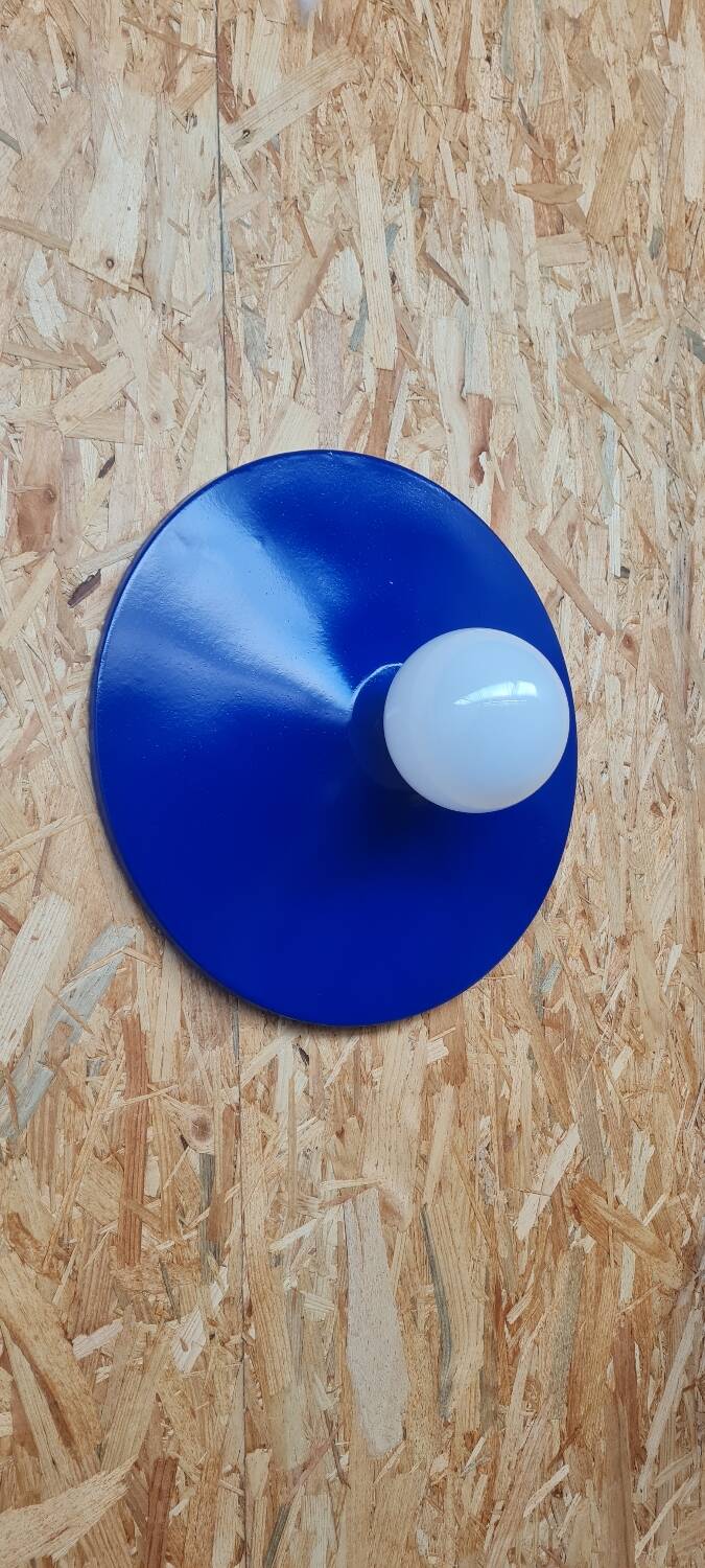 Mid century metal ball wall lamp