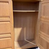 Large solid oak wardrobe - Guillerme & Chambron