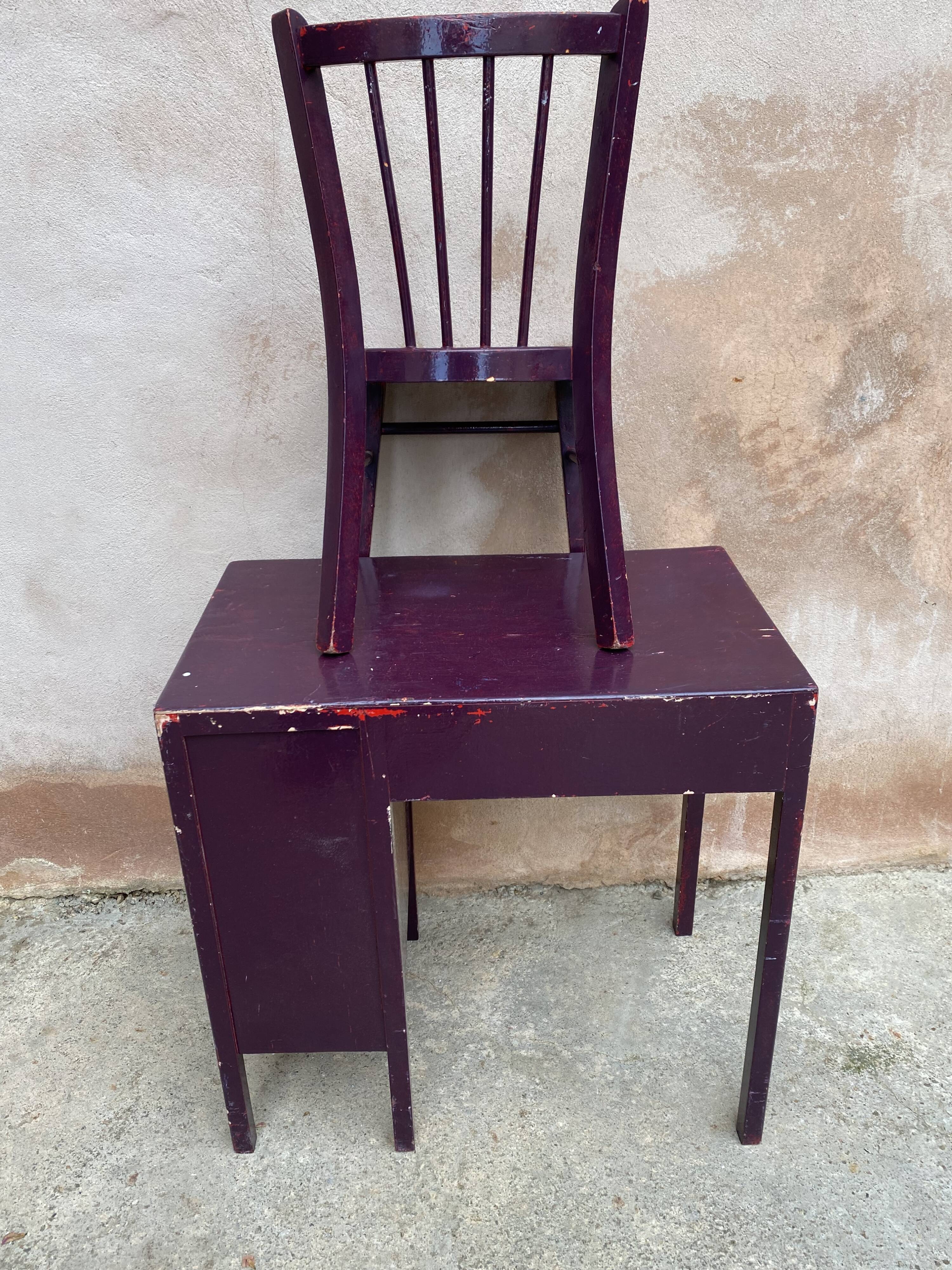 Children's desk and chair