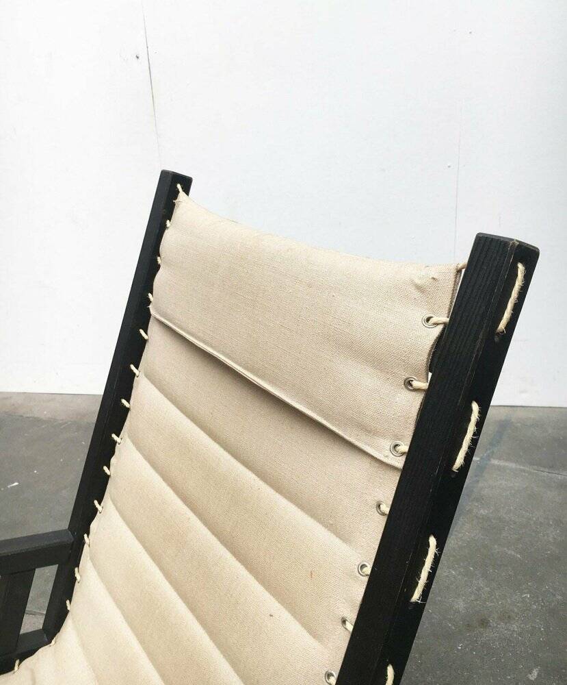 Mid-century German minimalist Safari rocking chair by Casala, 1960s.