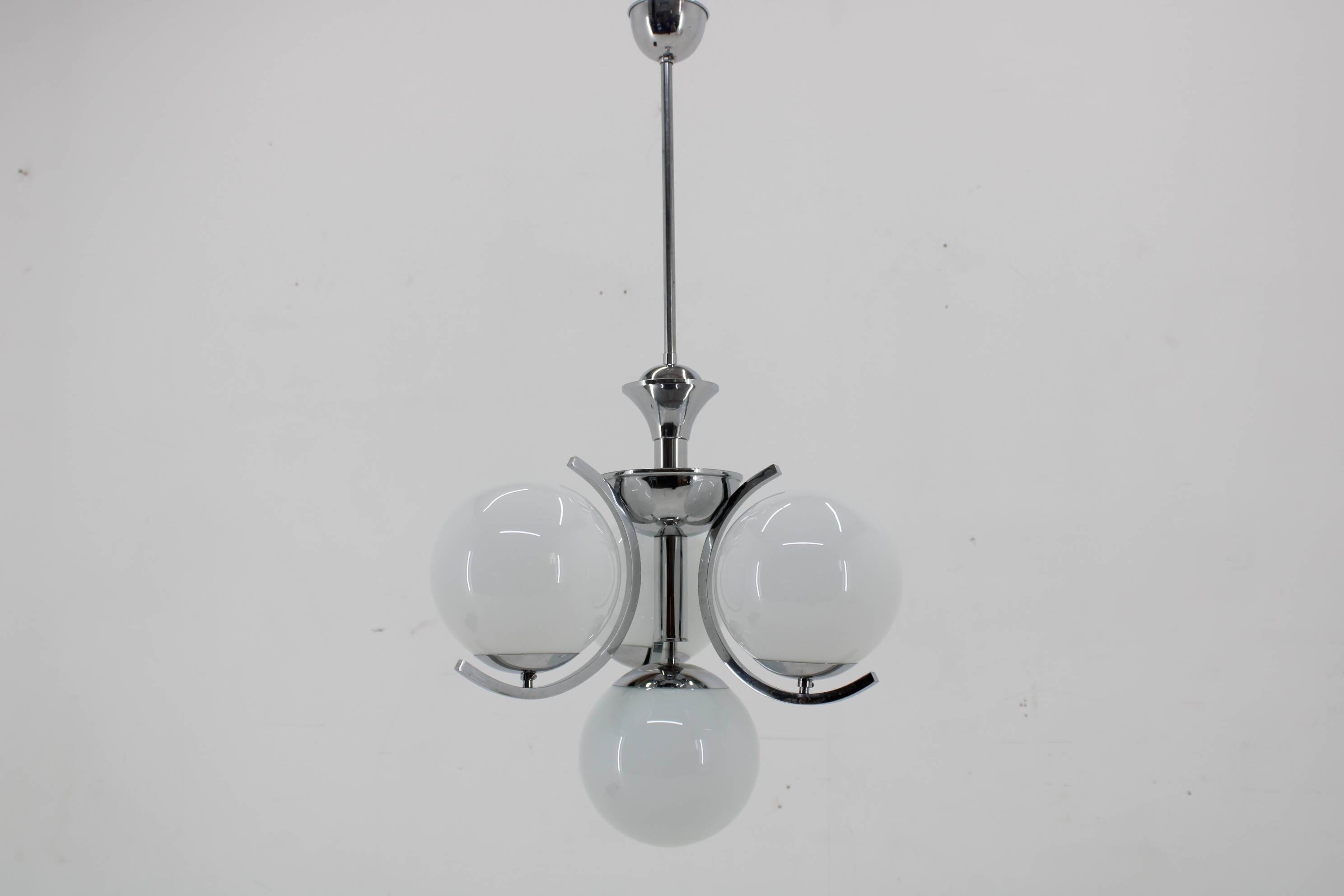 1930s Art Deco Chandelier, Czechoslovakia